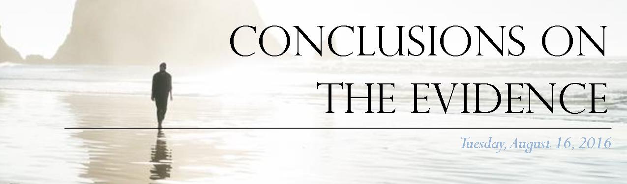 Conclusions on the Evidence – WOMEN'S STUDIES